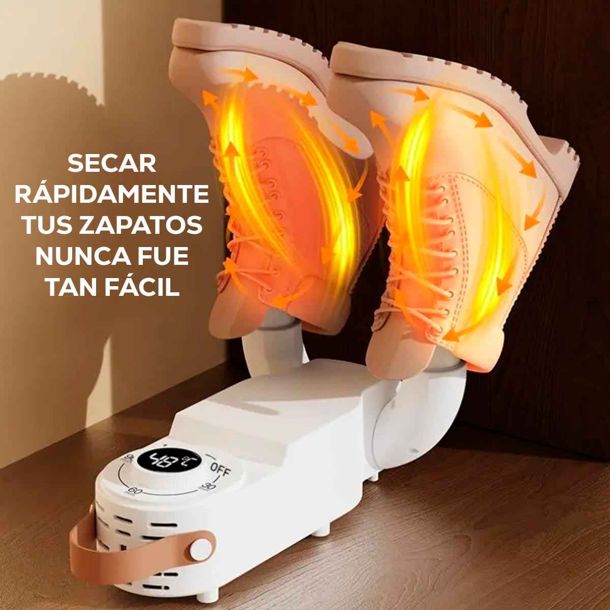 DRYZAP™ – SECADORA RÁPIDA DE CALZADO CON TEMPORIZADOR INTELIGENTE (200W)