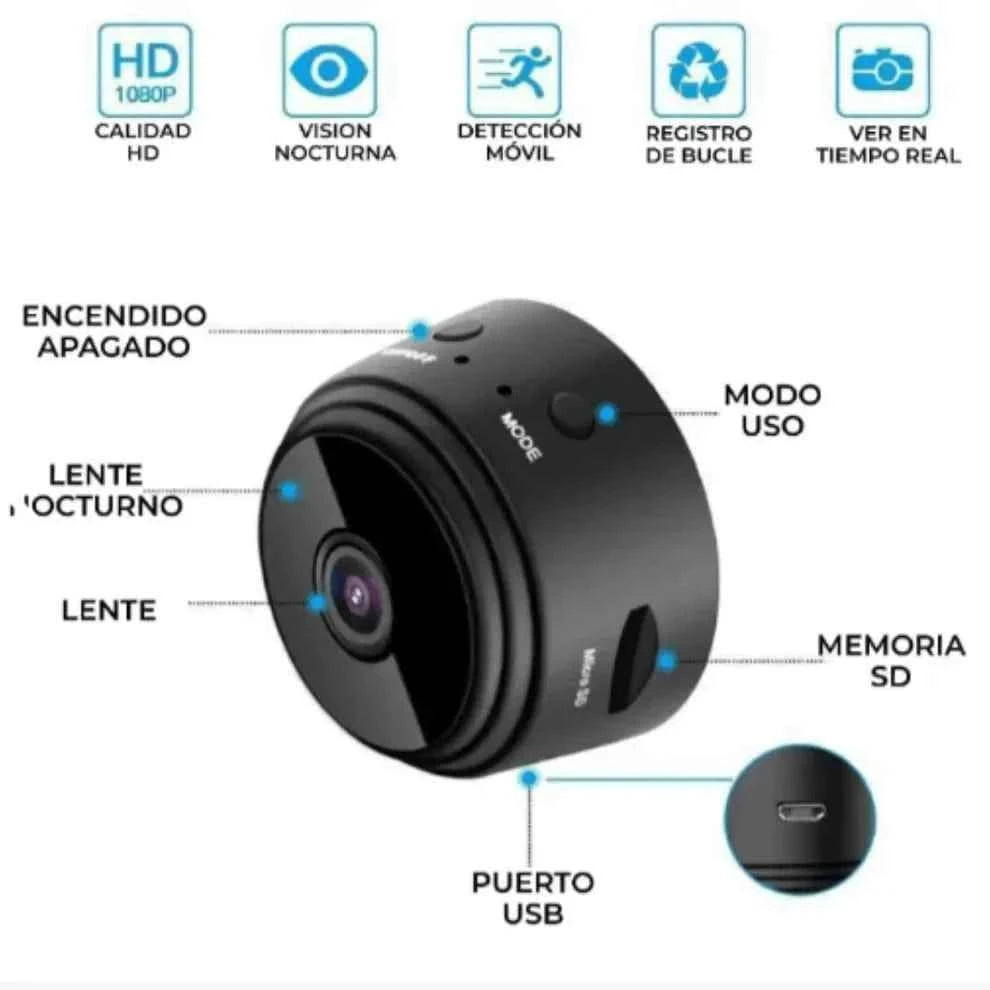 ¡LLEVA 3 CÁMARAS A9 WI-FI DE SEGURIDAD! + REGALO TARJETA 32GB
